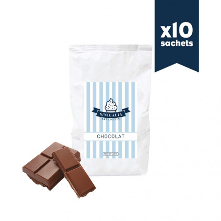 Mix à glace - Chocolat - Sinigalia - (Carton 800g x 10)
