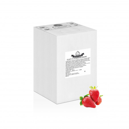 Mix liquide premium glace à l'italienne fraise - Sinigalia (Bib 5,5kg)