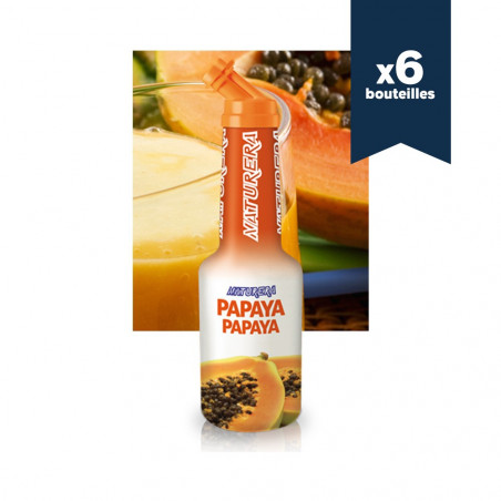 Préparation à cocktail Papaye - Naturera (Carton 750ml x 6)