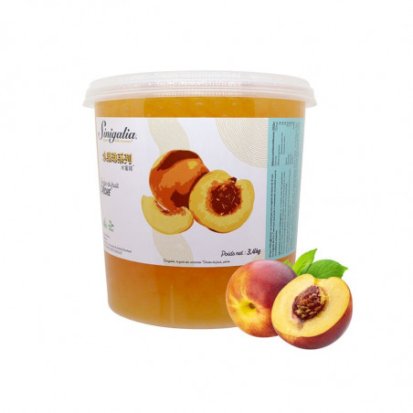 Perles de fruit Pêche Bubble tea - Sinigalia (Pot 3,4kg)